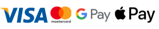 Visa, Apple Pay, Google Pay
